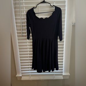Navy cocktail dress